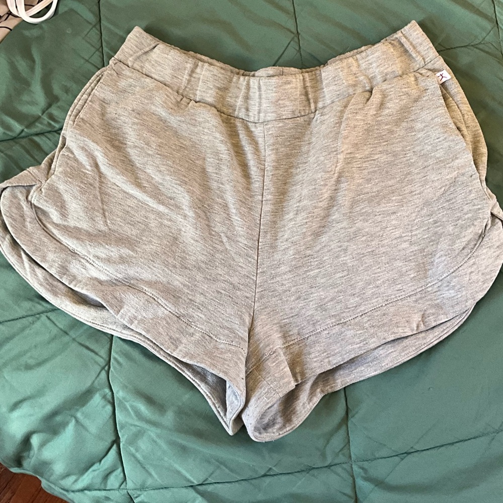 Women's Gray Casual Shorts